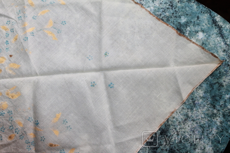 Дореволюционный носовой платок, салфетка, фото №11