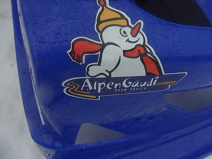 Санки - снігокат Alpen Gaudi СИНІ № 2 з Німеччини, numer zdjęcia 6