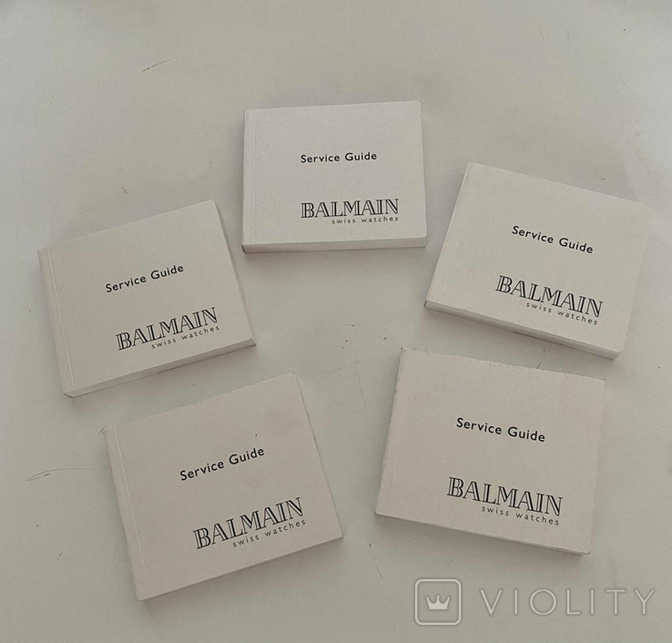 Balmain-книжечки документи для годинників 5шт, photo number 6