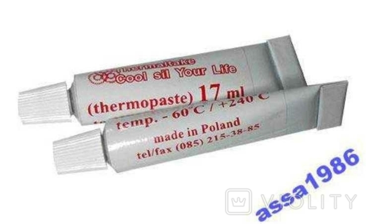 Термопаста THERMAL GREASE 17 ml POLAND -60 +240C