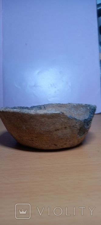 Античная керамичная тарелочка высота 4 см,диаметр- 10 см, фото №2