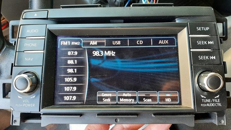 Штатная 2 DIN магнитола Mazda CX-5, фото №3