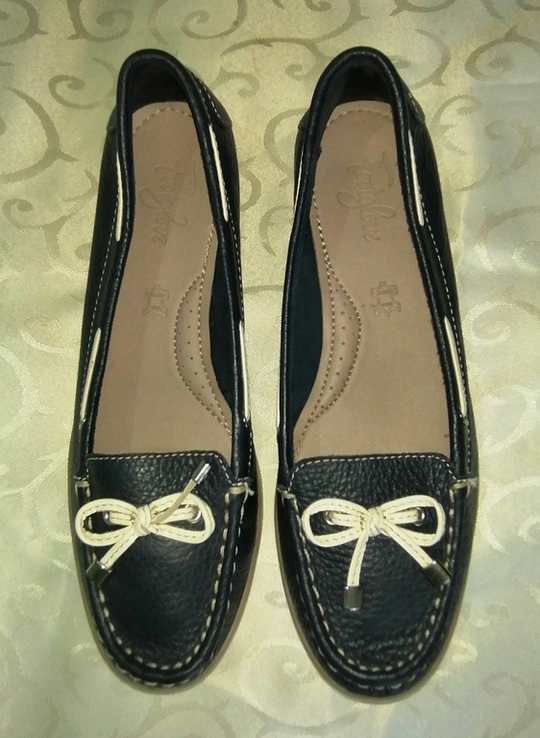 Туфлі жіночі лофери шкіряні Footglove розмір 36, фото №7