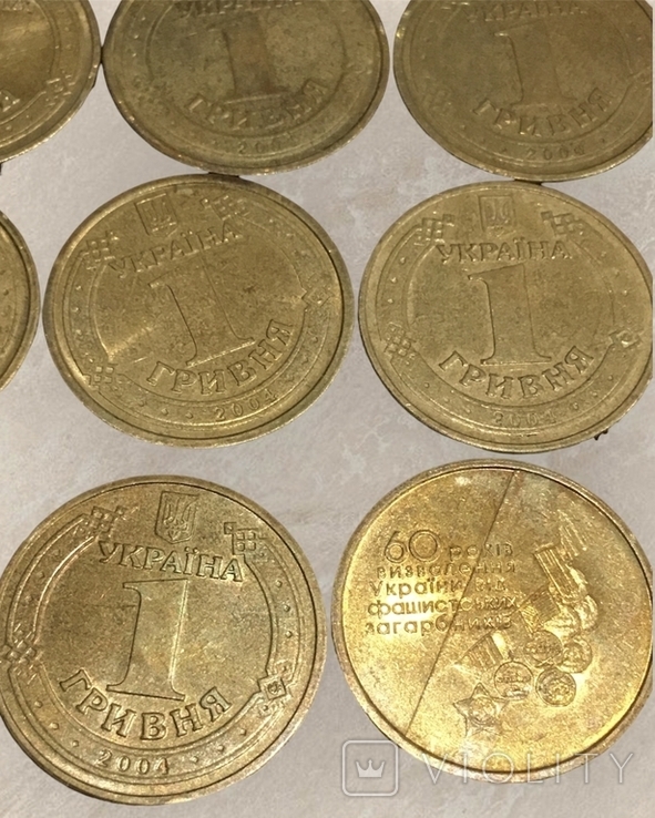 Монети номінал 1 грн 2004р. Медалі, фото №7