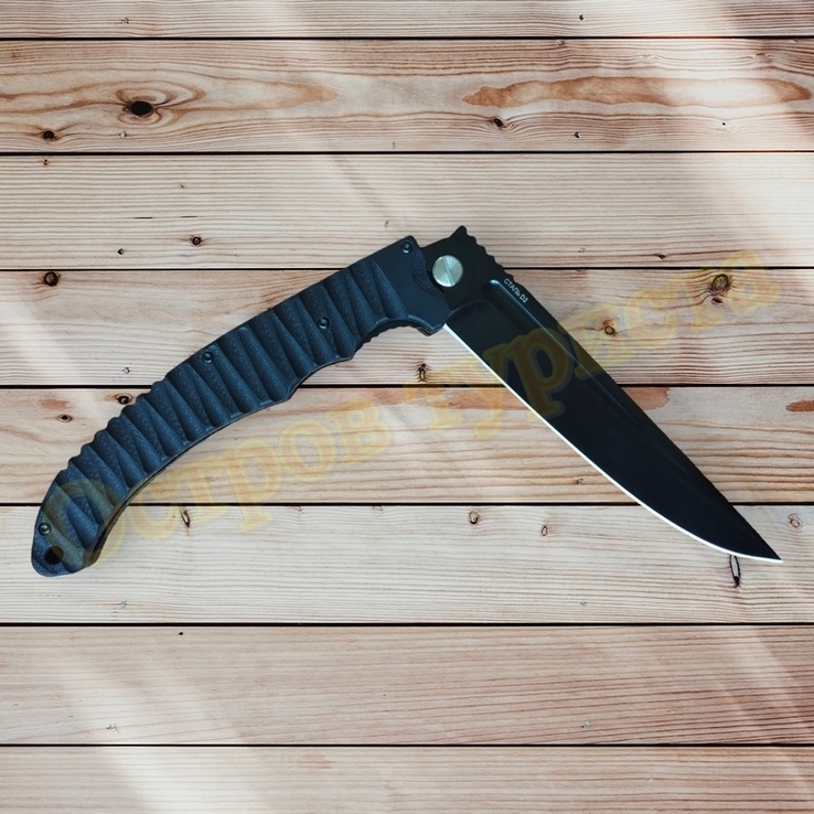 Нож складной Аватар Black Нокс сталь D2 (31см) China, numer zdjęcia 8