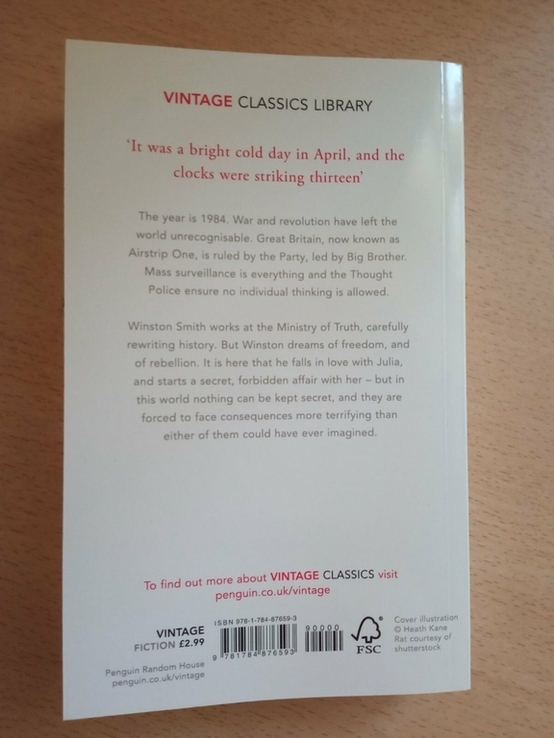 Vintage Classics Library. George Orwell, photo number 3