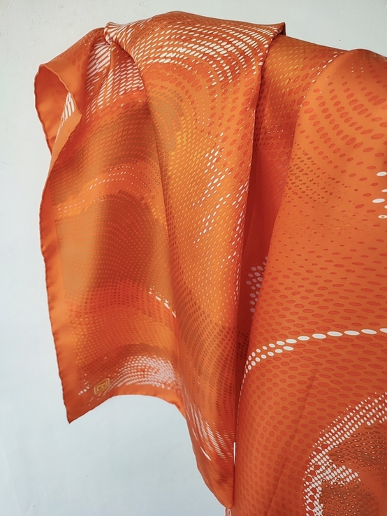 100% шовковий платок хустка Balmain Limited Edition, фото №8