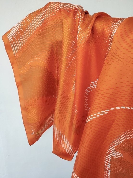 100% шовковий платок хустка Balmain Limited Edition, фото №9