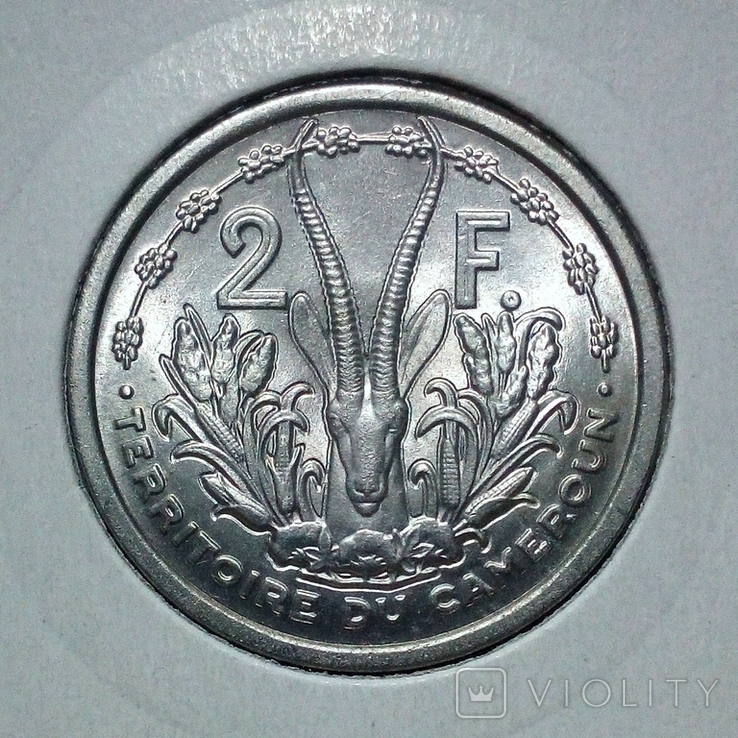 Камерун 2 франка 1948 г., фото №2