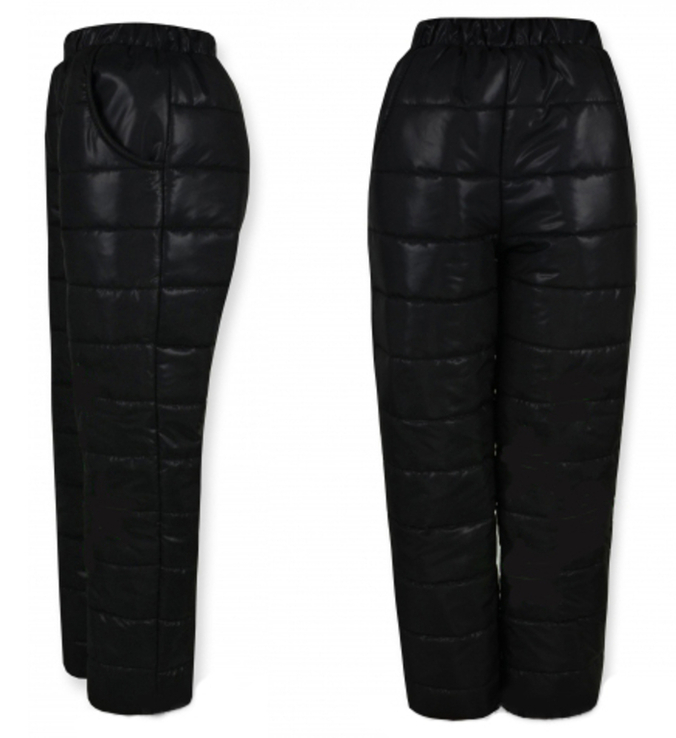 Зимові штани Lutex чорні 128 зріст 1076a128, numer zdjęcia 2