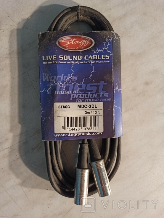 Миди кабель Stagg live sound cables MDC-3DL, фото №2