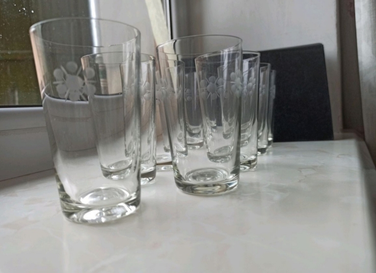 Набір склянок стаканів 9 шт, numer zdjęcia 3
