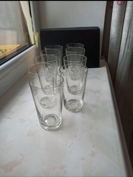 Набір склянок стаканів 9 шт, photo number 6