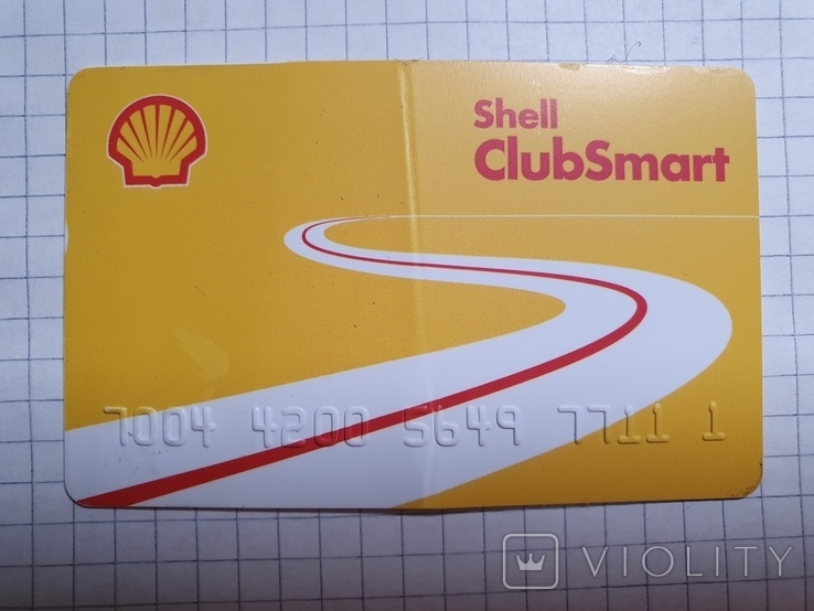Пластиковая карта Shell Clubsmart (114057863) - купить на Violity