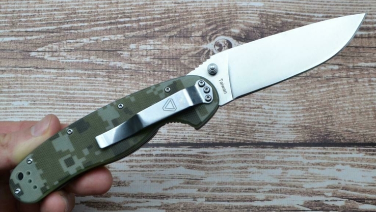 Нож Ontario Rat Model 1 camo replica, numer zdjęcia 4