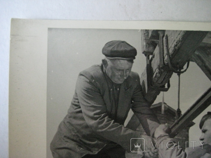 Ремонтные работы на колхозном элеваторе . УССР , 60-е года ХХ века., фото №5