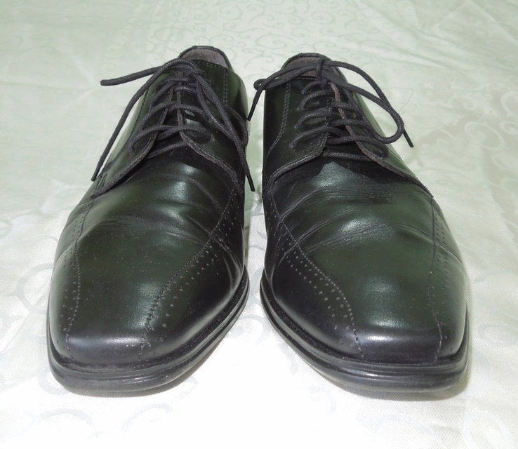Туфлі чоловічі шкіряні чорні розмір 42,5, фото №3
