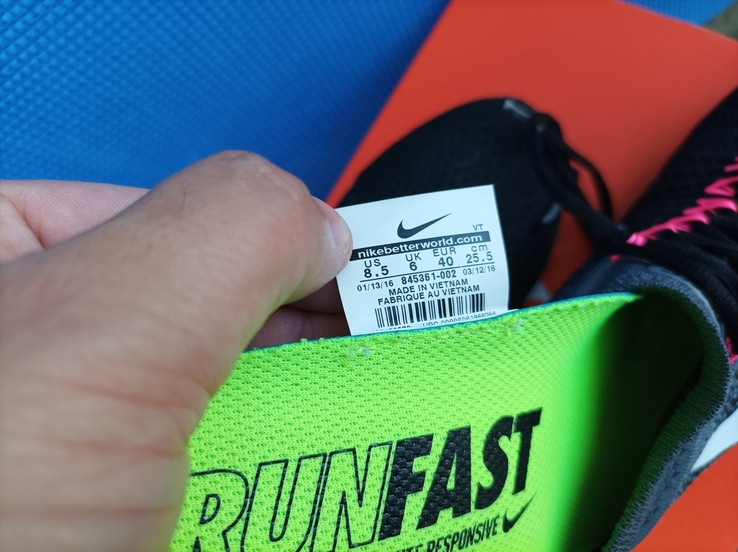 Nike Zoom All Out Flyknit - Кросівки Оригінал (40/25.5), фото №7