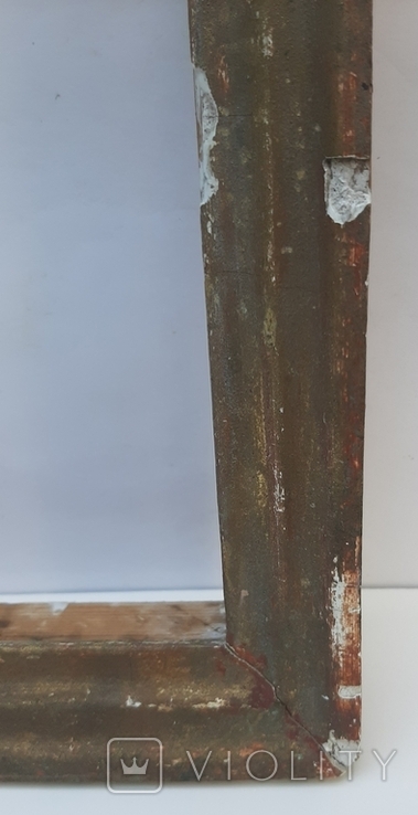 Дерев'яний каркас 27х23 (22,8х18,2) см, схожий на позолоту, фото №7