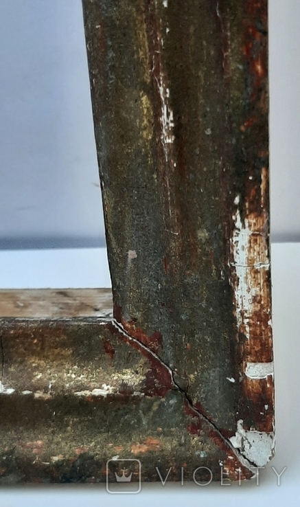 Дерев'яний каркас 27х23 (22,8х18,2) см, схожий на позолоту, фото №13