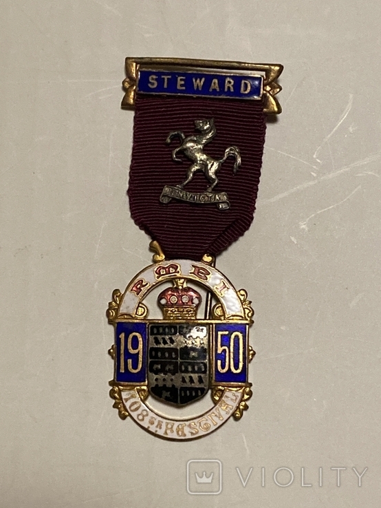 Масонская медаль 1950 год, фото №2