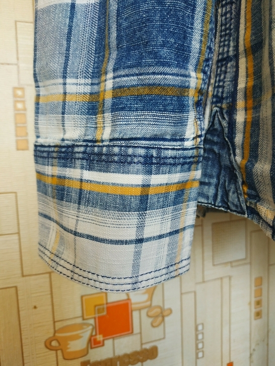Сорочка чоловіча джинсова TOM TOMPSON коттон p-p L, фото №6