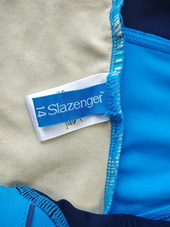 Купальник блакитний спортивний SLAZENGER стрейч р-р 14, numer zdjęcia 7