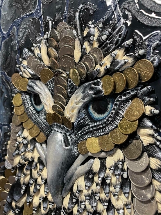 Картина з монет "Могутній орел" M.iraArtStudio, фото №3
