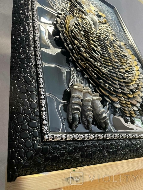 Картина з монет "Могутній орел" M.iraArtStudio, фото №4