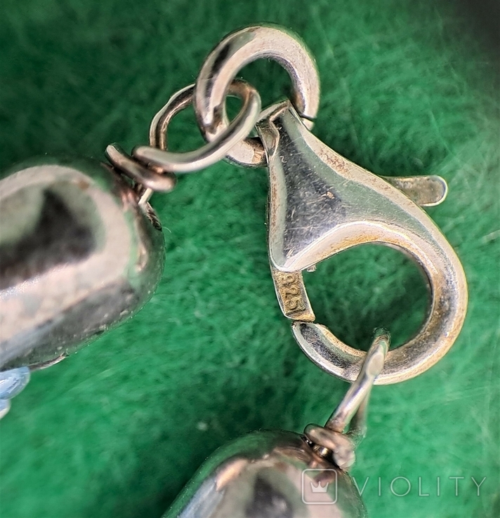 Ожерелье Серебро 925 Венецианское Стекло Murano, фото №7