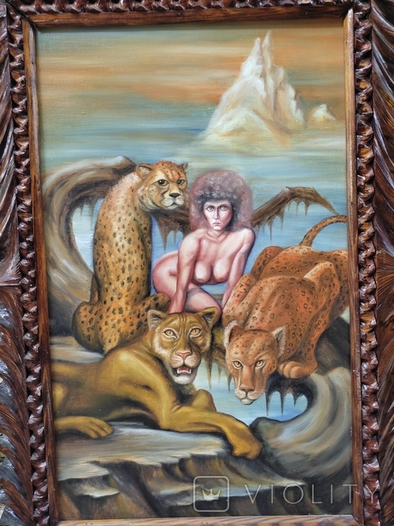 Картина "Амазонка" Вологдин.В.. Холст.масло. 2007, фото №4