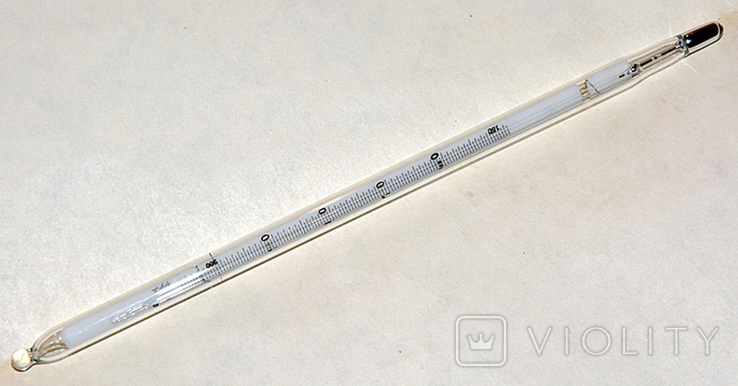 Комплект лабораторных ртутных термометров ТЛ-6. От -30 до 360 град. С., фото №3