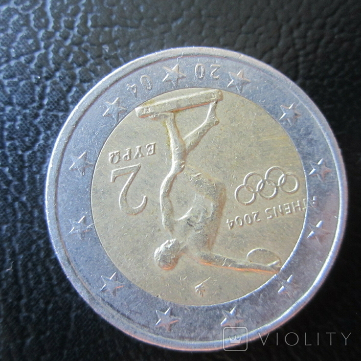 2 евро 2004 г. Олимпиада, фото №3