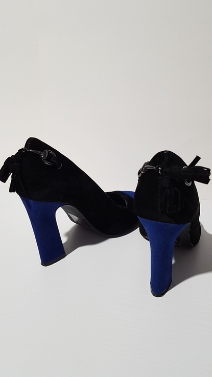 Туфли на каблуке сине-черные, numer zdjęcia 10