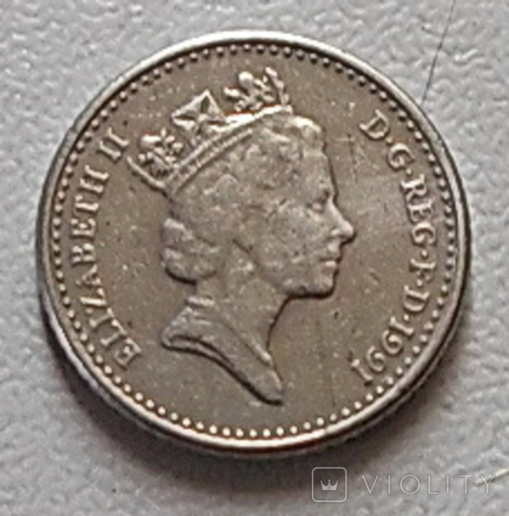5 пенсов1991г., Великобритания, фото №3