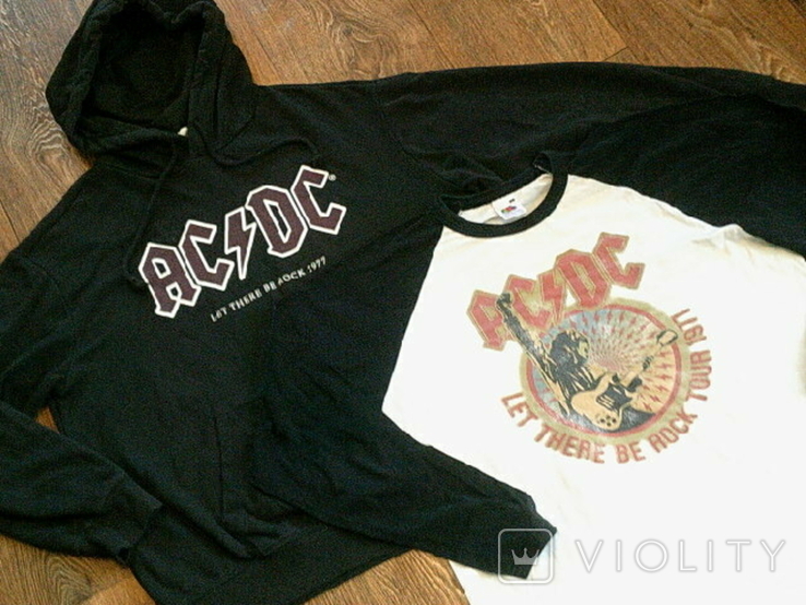 AC/DC - толстовка + футболка розм.L, фото №2