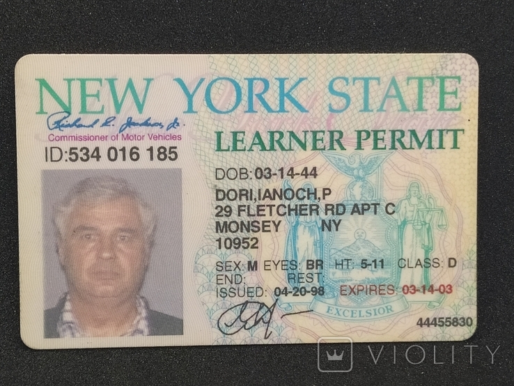 Learner permit - ученическое удостоверение или временная лицензия, фото №2