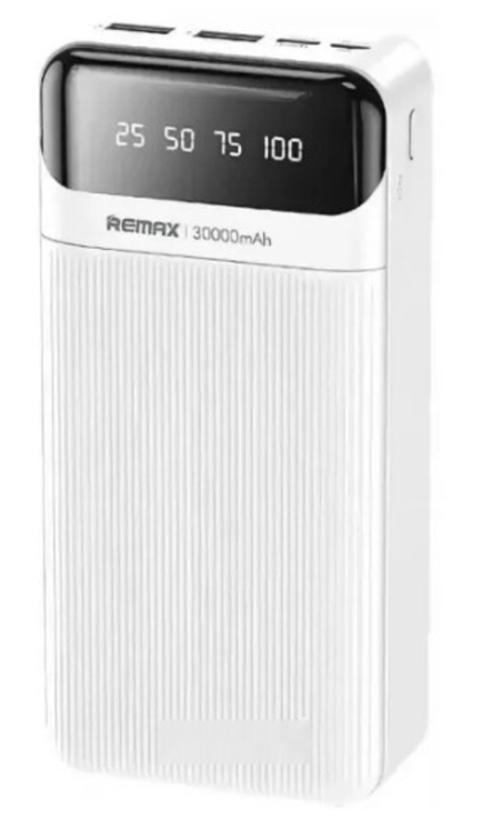 Новый Повербанк Remax 30000mAh/Li-pol White Аккумулятор Powerbank Повер банк Power bank, фото №4