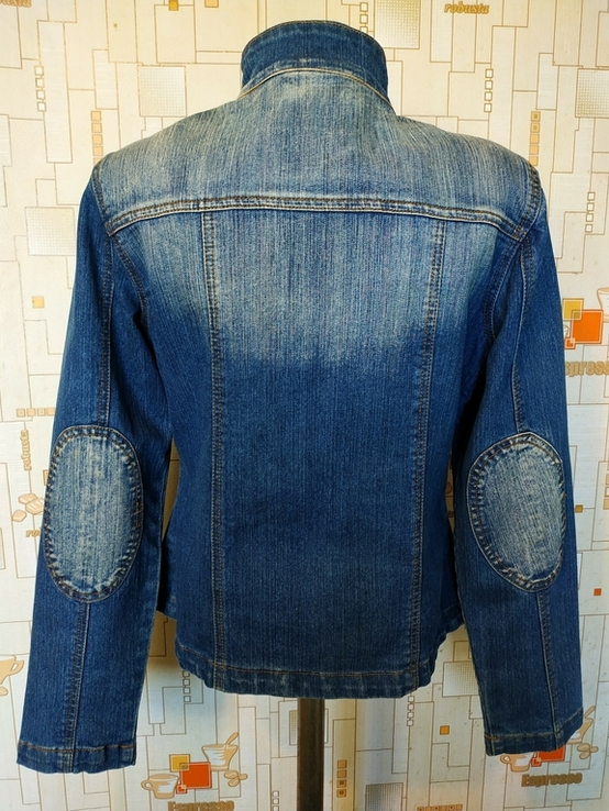 Куртка джинсова жіноча KERIDISEN коттон p-p L, фото №7
