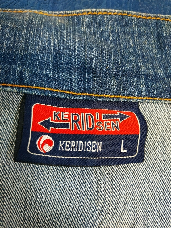 Куртка джинсова жіноча KERIDISEN коттон p-p L, фото №10