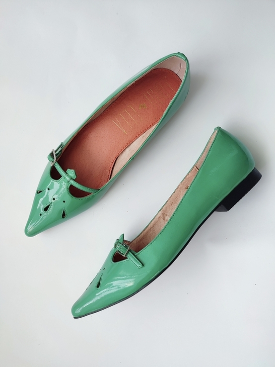 Лаковые туфли лоферы Edith &amp; Ella Сopenhagen Дания, photo number 5