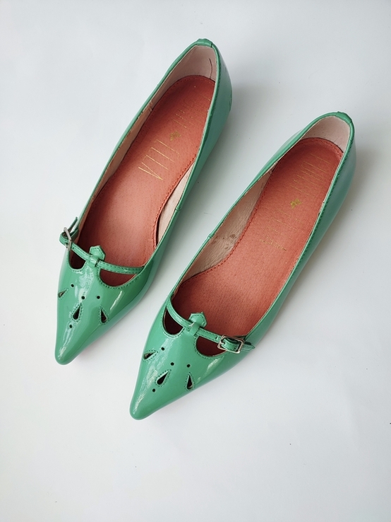 Лаковые туфли лоферы Edith &amp; Ella Сopenhagen Дания, фото №2