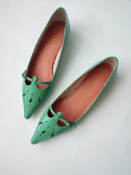 Лаковые туфли лоферы Edith &amp; Ella Сopenhagen Дания, фото №8