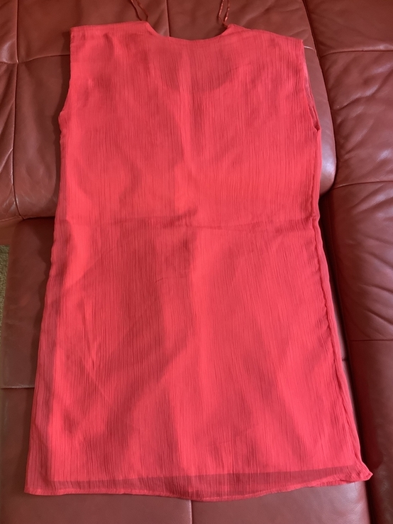 Платье красное mango, пайетки, вышивка, р.s/m, photo number 4