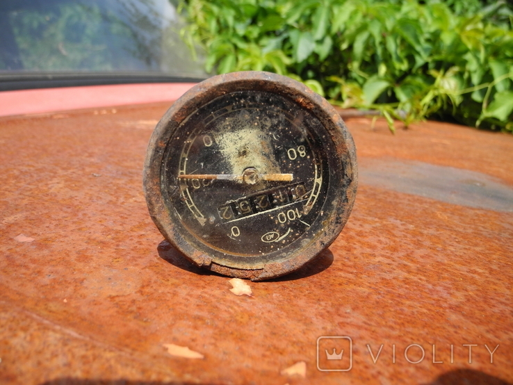 Speedometer of 1948 motorcycle brand M1A Moscow, photo number 2