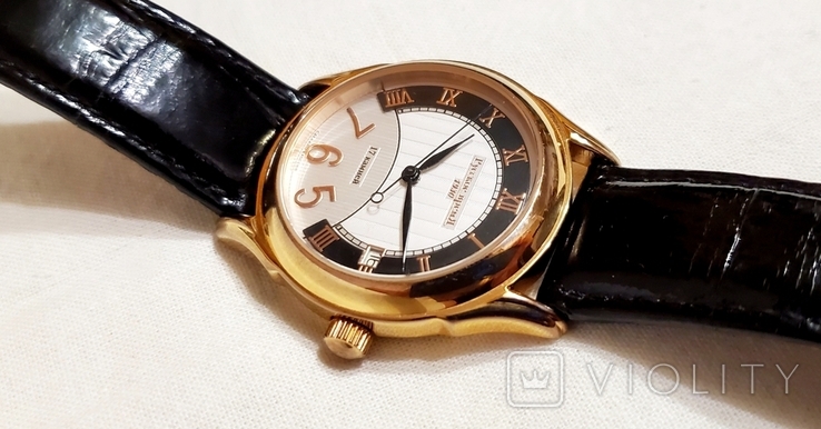 Russian Time watch in a gold-colored case mechanic manual winding, photo number 3