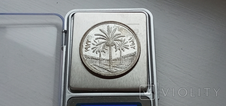 Срібна монета  Ірак 31 грам., фото №8