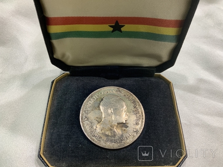 10 шилінгів 1958 рік Гана, фото №2