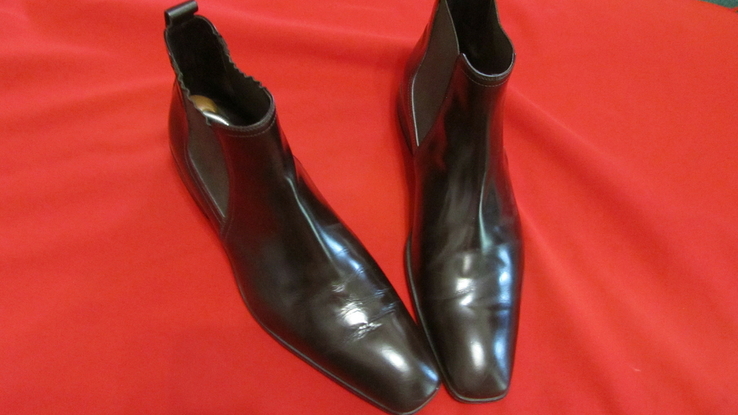 Высокие ботинки-''JOOP'',кожа,41 р., фото №3