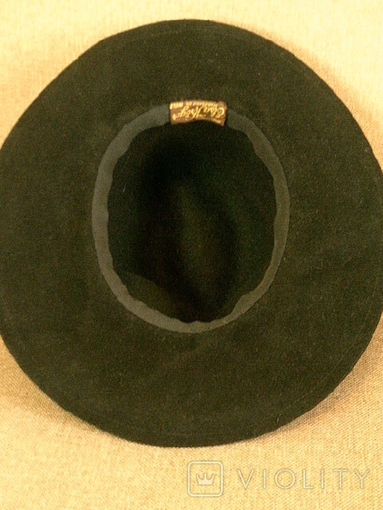 Чорний легкий капелюшок розм.55, фото №11